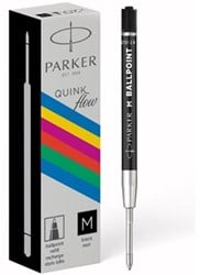 Parker ECO balpen navulling medium zwart 20 stuks