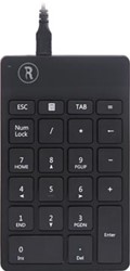 R-GO Numpad Break, los numeriek toetsenbord with cable black