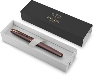 Parker IM Monochrome vulpen Bordeaux fijn giftbox-2