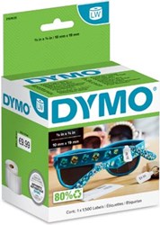 Dymo etikketen LabelWriter 54 x 11 mm juwelenprijslabels wit 1.500 etiketten