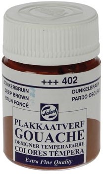 Talens Plakkaatverf Extra Fijn donkerbruin