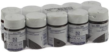 Talens Plakkaatverf Extra Fijn omber gebrand