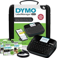 Labelprinter Dymo LabelManager Executive 640CB draagbaar azerty 24mm zwart in koffer