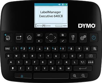 Labelprinter Dymo LabelManager Executive 640CB draagbaar qwerty 24mm zwart in koffer-2