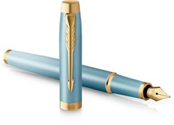 Parker IM Rituals vulpen turkoois GT fijn giftbox