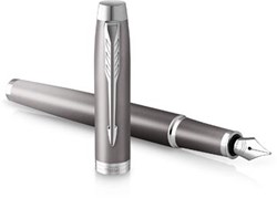 Parker IM Rituals vulpen grijs CT medium giftbox