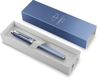 Parker IM Rituals vulpen blauw CT medium giftbox-2