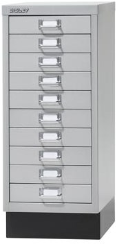 Bisley ladenkast 10 laden grijs