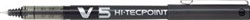 Pilot roller Hi-Tecpoint V5 en V7 V5, schrijfbreedte 0,3 mm, zwart