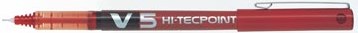 Pilot roller Hi-Tecpoint V5 en V7 V5, schrijfbreedte 0,3 mm, rood