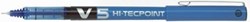 Pilot roller Hi-Tecpoint V5 en V7 V5, schrijfbreedte 0,3 mm, blauw
