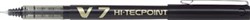 Pilot roller Hi-Tecpoint V5 en V7 V7, schrijfbreedte 0,4 mm, zwart