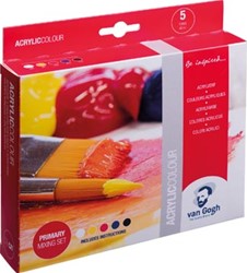 Van Gogh acrylverf primaire mengset van 5 x 40 ml