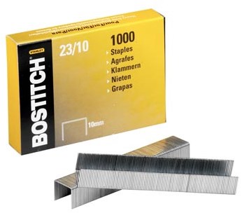 Bostitch nietjes 23-10-1M, 10 mm, verzinkt, voor PHD60, B310HDS, HD-23L17, 00540