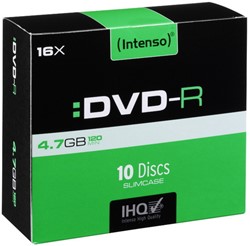 INTENSO DVD-R 4.7GB 16x (10) SC 4101652 Slim Case