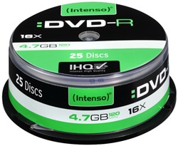 INTENSO DVD-R 4.7GB 16x (25) CB 4101154 Cake Box