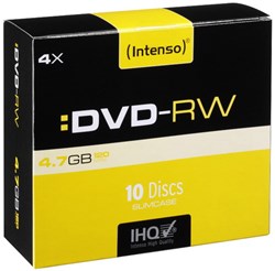 INTENSO DVD-RW 4.7GB 4x (10) SC 4201632 Slim Case