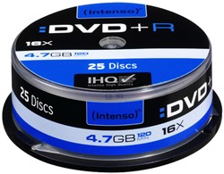 INTENSO DVD+R 4.7GB 16x (25) CB 4111154 Cake Box
