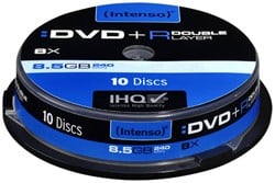 INTENSO DVD+R DL 8.5GB 4x (10) CB 4311142 Cake Box