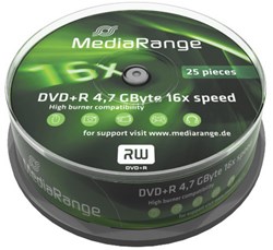MEDIARANGE DVD+R 4.7GB 16x (25) CB WORM MR404 Cake Box