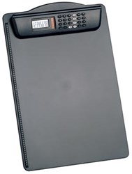 Klembord A4 Maul zwart met rekenmachine