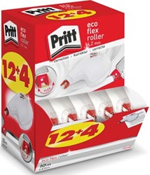 Pritt correctieroller Eco Flex value pack met 12+4 stuks
