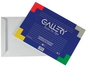 A4 Enveloppen Gallery 229 x 324 mm zonder venster pak van 10 stuks wit