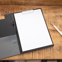 Klembord MAULpoly A4 zwart staand stuk-1