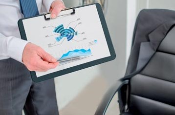 Klemplaat kunststof Maul A4 zwart-2