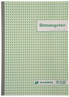 Exacompta ontvangsten 29,7 x 21 cm Nederlandstalig dupli 50 x 2 vel