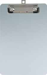 Klemplaat aluminium voor A5 zilver