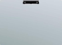 Klemplaat aluminium voor A3 liggend zilver