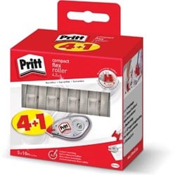 Pritt correctieroller Compact Flex 4,2 mm x 10 m 4 + 1 GRATIS