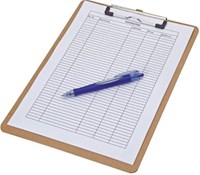 Klembord A4 MAUL hardboard onbehandeld-2