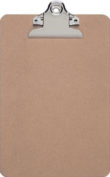 Maul klemplaat MAULclassic A5 hardboard met grote klem