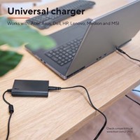 Trust Simo ultradunne, universele laptoplader, 70 W-2