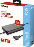 Trust Simo ultradunne, universele laptoplader, 70 W-3
