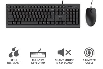Toetsenbord en muis Trust Primo QWERTY-1