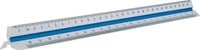 Maped driekantige schaalliniaal blauw: schaalverdeling 1:100, 1:200, 1:250, 1:300, 1:400, 1:500-2