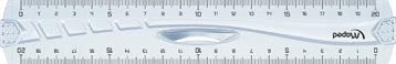 Maped decimeterliniaal Geometric dubbele decimeter, 20 cm