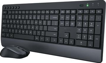 Toetsenbord Trezo Eco Comfort + muis zwart