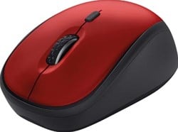 Trust YVI+ draadloze muis Eco rood
