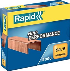 Rapid Nietjes 24/8, koper, doos van 2.000 nietjes
