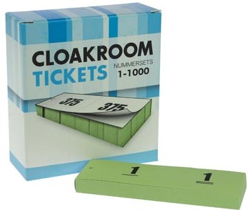 Nummer/garderobeblokken groen