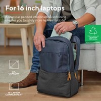 Trust laptoprugzak Lisboa voor 16 inch laptops blauw-1