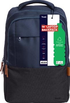 Trust laptoprugzak Lisboa voor 16 inch laptops blauw-3