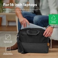 Trust laptoptas Lisboa voor 16 inch laptops zwart-1