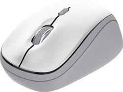 Draadloze muis wit multi-device Trust YVI+
