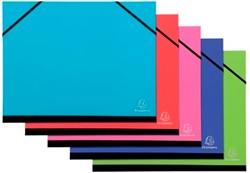 Excacompta tekenmap Iderama 28 x 38 cm pak van 5 stuks in geassorteerde kleuren