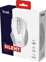 Stille muis draadloos wit Trust Nito-1